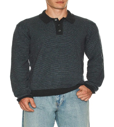 Revolve Anders Long Sleeve Polo