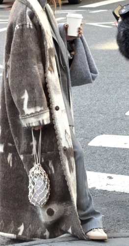 grey wool trench