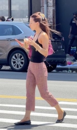 Tweed capris