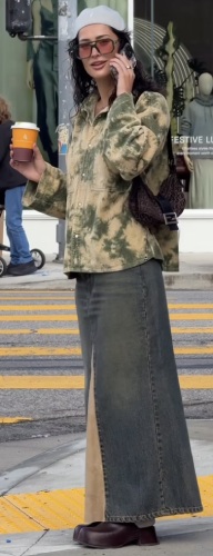 brown leather clogs
